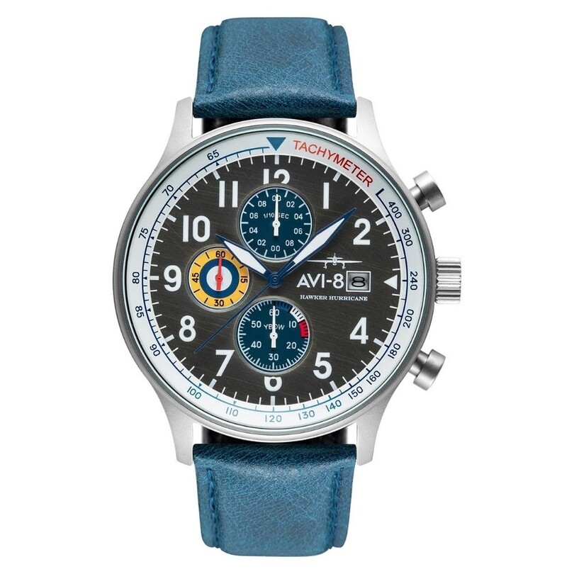 AVI-8 - HAWKER HURRICANE AV-4011-0F (Seiko VD57 Mekanizmalı) Erkek Kol Saati