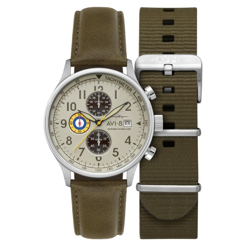 HAWKER HURRICANE AV-4011-1B (Seiko VD57 Mekanizmalı) Erkek Kol Saati - Thumbnail