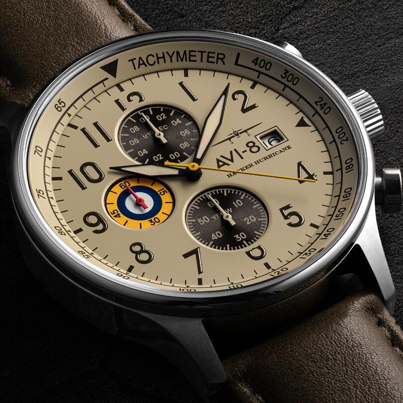 HAWKER HURRICANE AV-4011-1B (Seiko VD57 Mekanizmalı) Erkek Kol Saati - Thumbnail