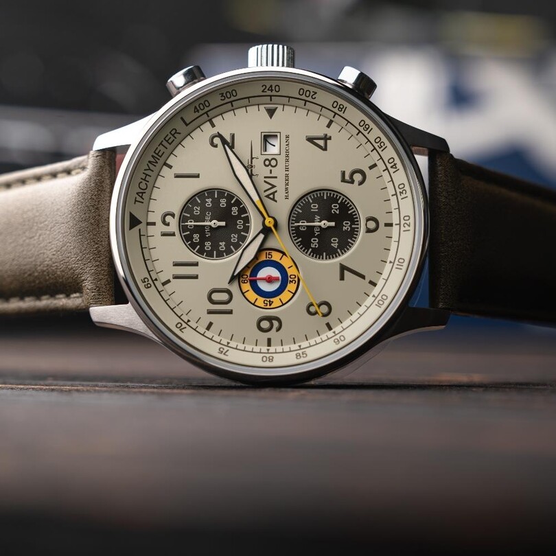 HAWKER HURRICANE AV-4011-1B (Seiko VD57 Mekanizmalı) Erkek Kol Saati - Thumbnail