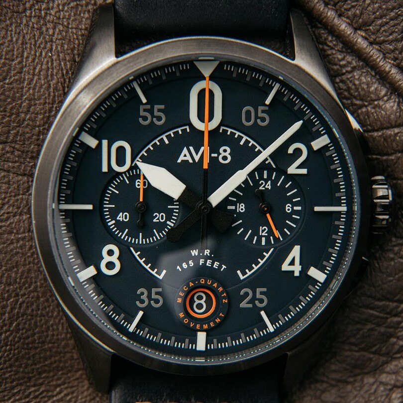 SPITFIRE LOCK CHRONO AV-4089-04 (Seiko VK64 Mekanizmalı) Erkek Kol Saati - Thumbnail