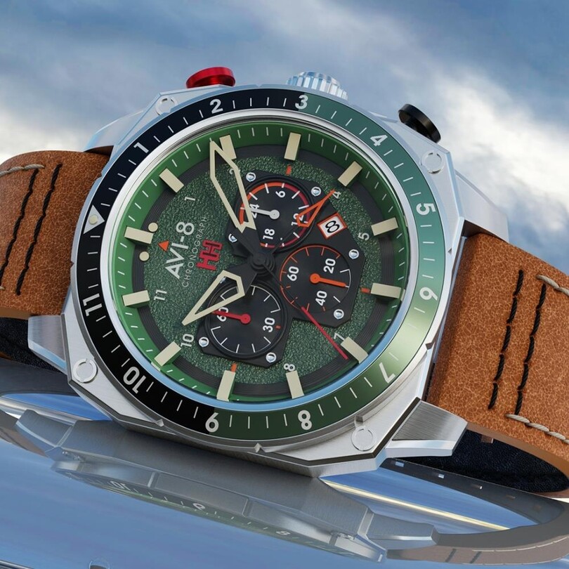 HAWKER HARRIER AV-4100-01 (Citizen Miyota FS26 Mekanizmalı) Erkek Kol Saati - Thumbnail