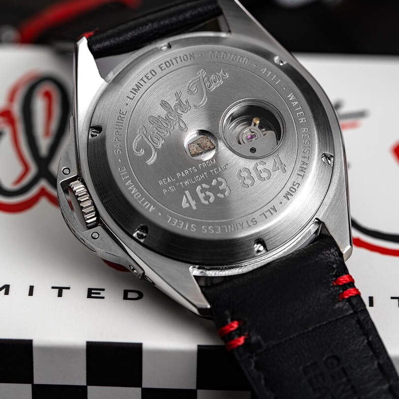 P-51 MUSTANG TWILIGHT TEAR OTOMATİK LIMITED EDITION AV-4111-01 (Seiko NH35 Mekanizmalı) Erkek Kol Saati - Thumbnail