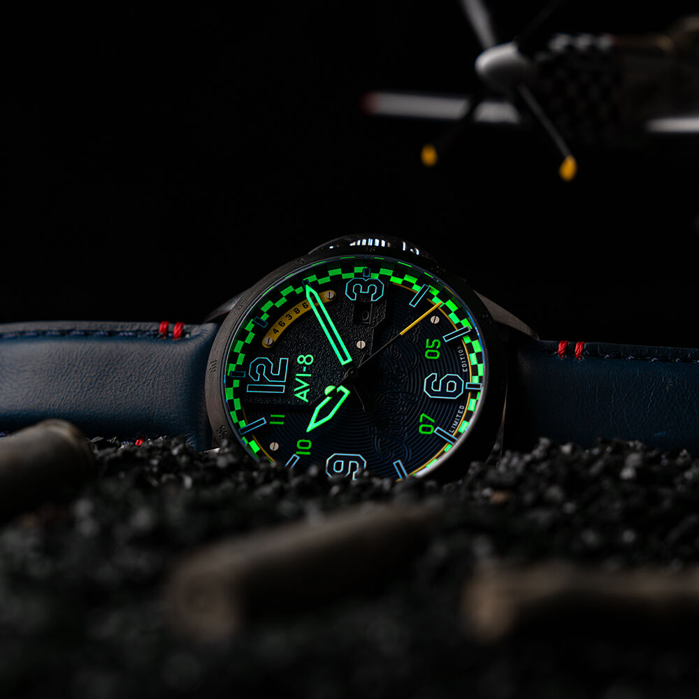 P-51 MUSTANG TWILIGHT TEAR AUT. LTD. EDT. AV-4111-02(Seiko NH35 Cal.)