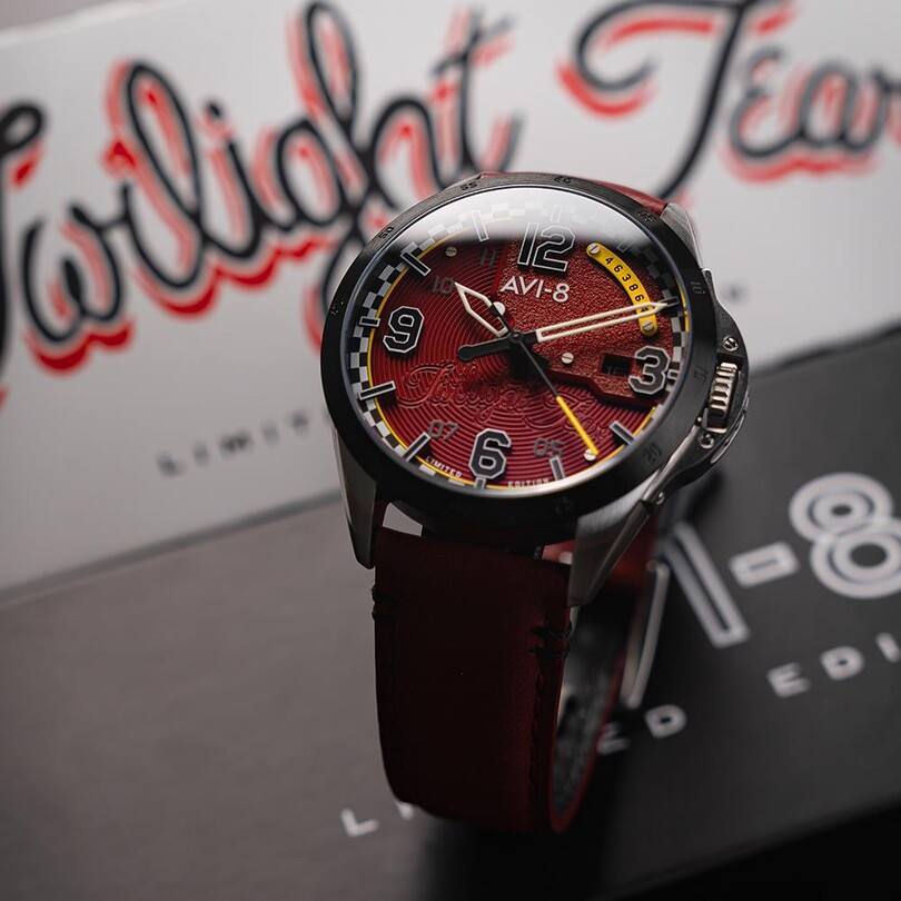 P-51 MUSTANG TWILIGHT TEAR AUT LTD. EDT. AV-4111-03 (Seiko NH35 Cal.) - Thumbnail