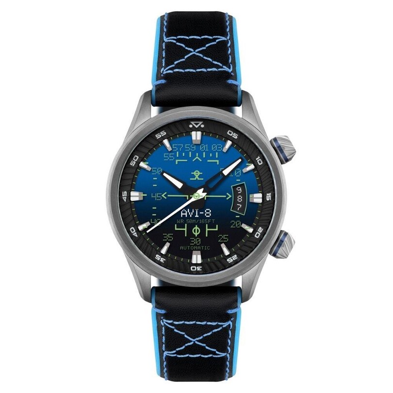 AVI-8 - HAWKER HARRIER HUD AV-4117-01 Otomatik (Seiko NH35 Mekanizmalı) Erkek Kol Saati