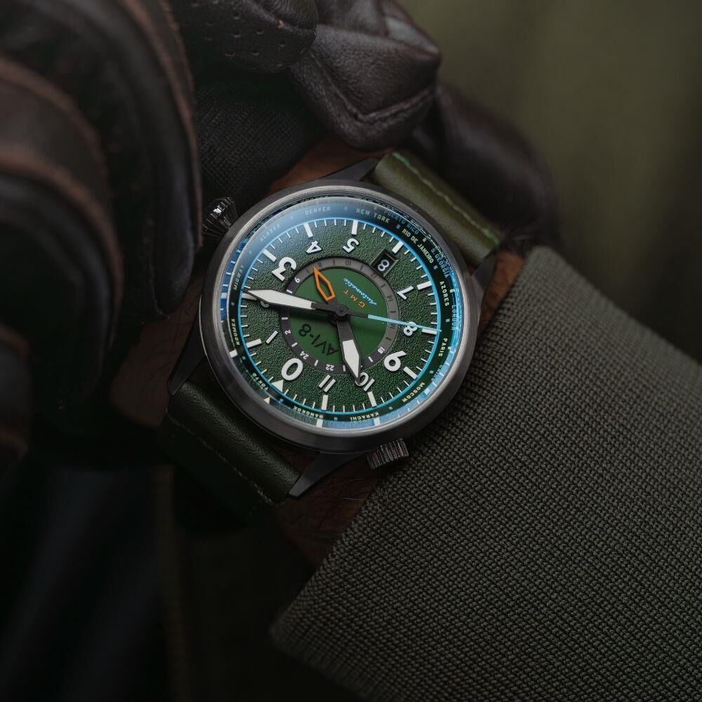 FLYBOY GMT AV-4120-05 Otomatik (Seiko NH34 Mekanizmalı) Erkek Kol Saati