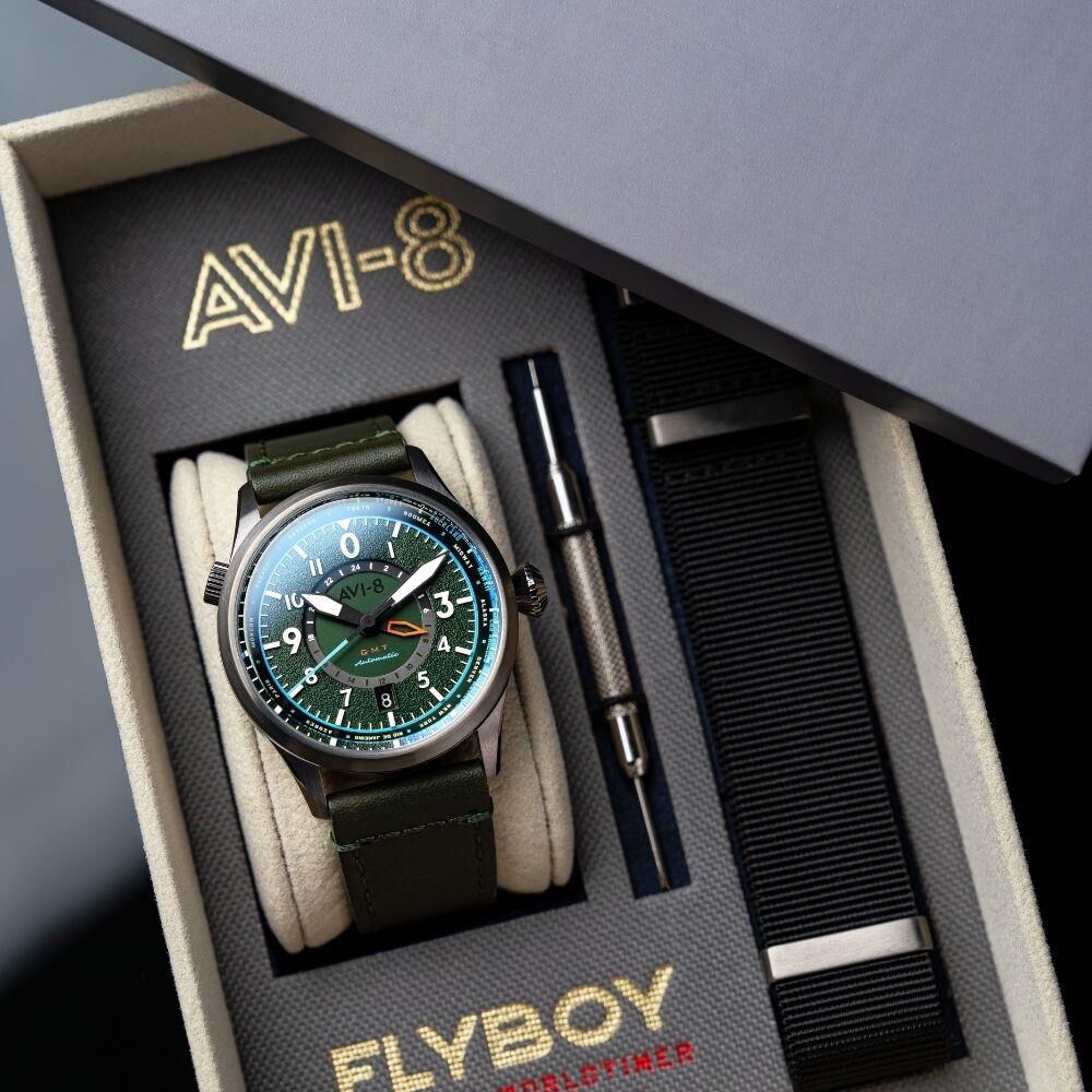 FLYBOY GMT AV-4120-05 Otomatik (Seiko NH34 Mekanizmalı) Erkek Kol Saati