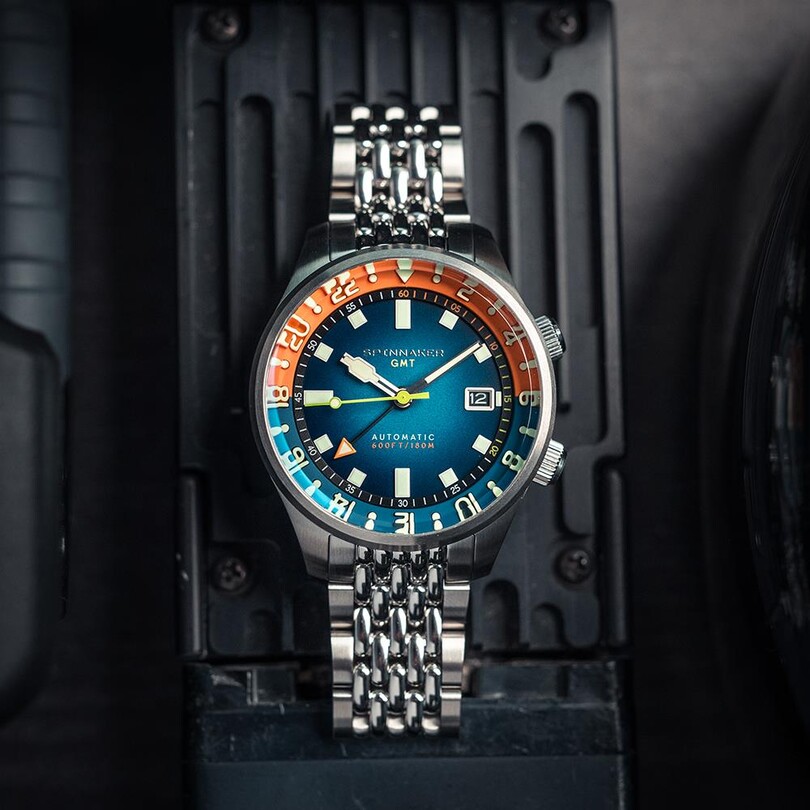 BRADNER GMT SP-5121-AA Otomatik (Seiko NH34 Mekanizmalı) Erkek Kol Saati - Thumbnail