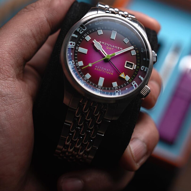 BRADNER GMT SP-5121-BB Otomatik (Seiko NH34 Mekanizmalı) Erkek Kol Saati - Thumbnail