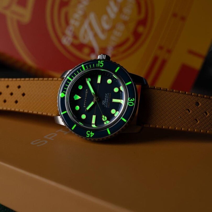 FLEUSS 40 Otomatik 145TH LIMITED EDITION SP-5133-33 (Citizen Miyota 9039 Mekanizmalı) Erkek Kol Saati - Thumbnail