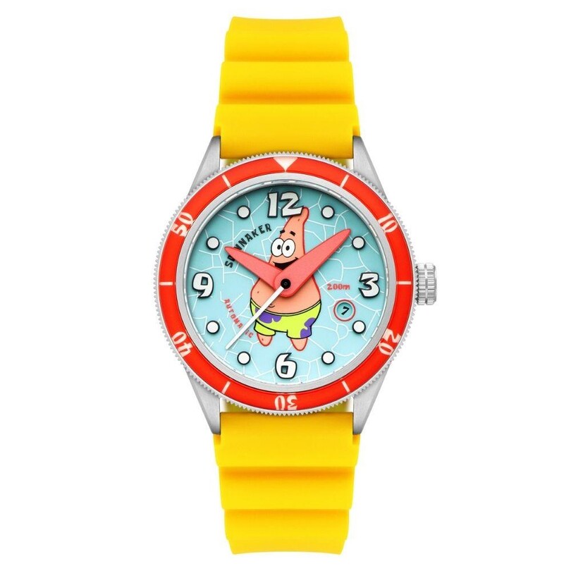 SPINNAKER - CAHILL Otomatik SP-5142-02 SpongeBob SquarePants Timekeeper Limited Edition (Seiko NH35 Mekanizmalı) Erkek Kol Saati