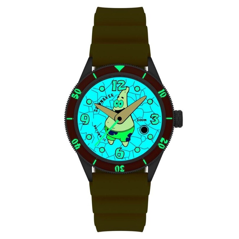 CAHILL Otomatik SP-5142-02 SpongeBob SquarePants Timekeeper Limited Edition (Seiko NH35 Mekanizmalı) Erkek Kol Saati - Thumbnail