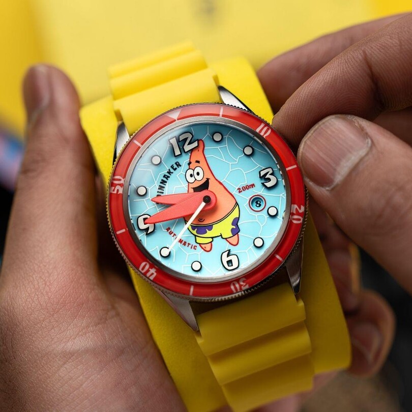 CAHILL Otomatik SP-5142-02 SpongeBob SquarePants Timekeeper Limited Edition (Seiko NH35 Mekanizmalı) Erkek Kol Saati - Thumbnail