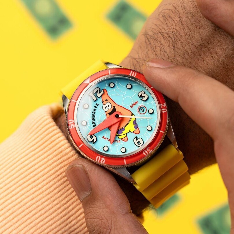 CAHILL Otomatik SP-5142-02 SpongeBob SquarePants Timekeeper Limited Edition (Seiko NH35 Mekanizmalı) Erkek Kol Saati - Thumbnail