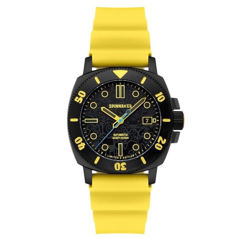 SPINNAKER - HULL DIVER SpongeBob SquarePants Limited Edition Otomatik SP-5147-01 (Seiko NH35 Mekanizmalı) Erkek Kol Saati