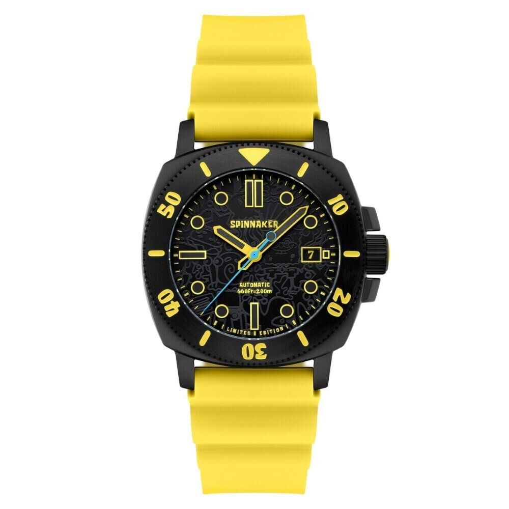 HULL DIVER SpongeBob SquarePants Limited Edition Otomatik SP-5147-01 (Seiko NH35 Mekanizmalı) Erkek Kol Saati