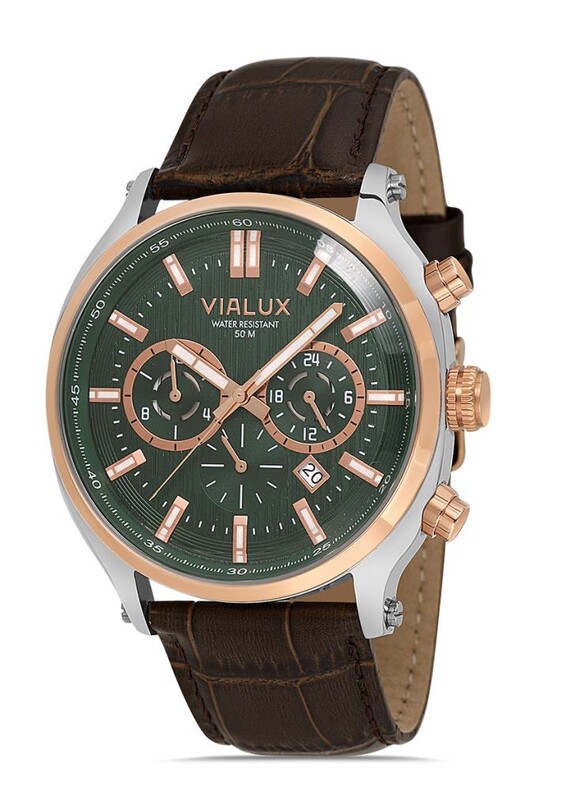 Vialux - Vialux VX537T-15KR Erkek Kol Saati