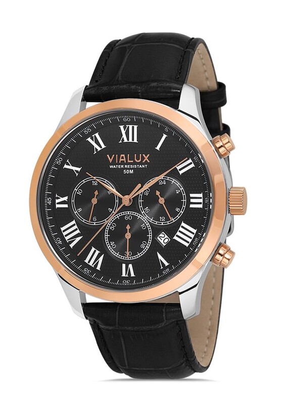 Vialux - Vialux VX569T-04BR Erkek Kol Saati